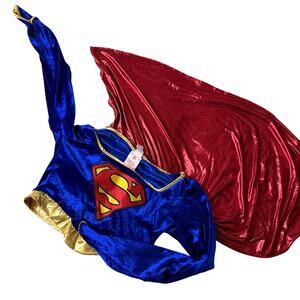 DC Comics Supergirl Costume by Rubie’s –Adult Women’s Small (Velvet Cape Dress)